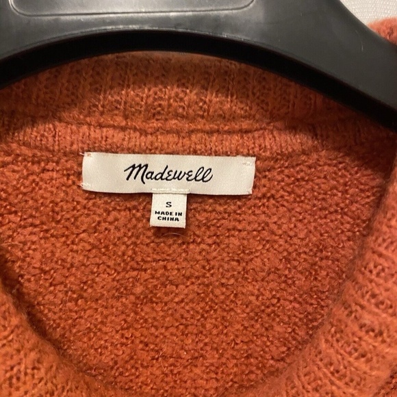 Madewell Women's Fulton Pullover Sweater Size Small Wool Alpaca Blend - Picture 2 of 6